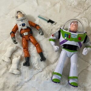 Buzz Lightyear Toy Story Action Figure Lot Disney Pixar Space Ranger Toy